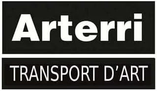 Logo for Arterri Transport d'Art, with bold 'Arterri' on top and 'TRANSPORT D'ART' beneath.