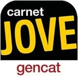 Logo for the Jove Youth Card (carnet JOVE) by Generalitat de Catalunya (gencat).
