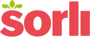 Logo for Scroll: bold red wordmark with a small green leaf accent on the first letter.
