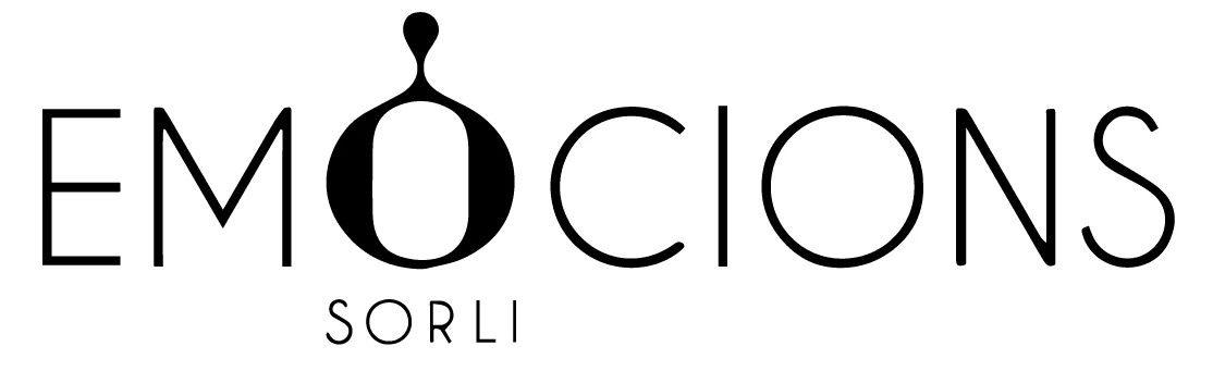 Logo reading EMOCIONS with a stylized O forming a droplet shape, and the small word SORLI underneath.