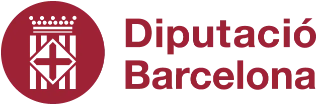 Logo: red circular emblem with a stylized shield and crown, followed by the text 'Diputació Barcelona'.